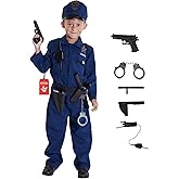 Morph Boys Police Officer Costume, Boy Police Officer Costume, Policeman Kids Costume, Boys Halloween Costume