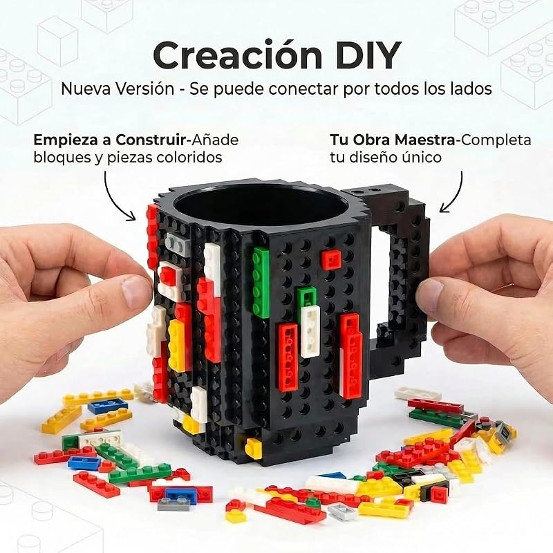 ® Taza Bloques de Construcción 350 ml - DIY Brick
