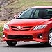 Auto Dynasty Fog Lights Assembly Compatible with 2011-2013 Corolla Front Bumper Driving Fog Lamps w/Switch and Bezel, Driver and Passenger Side, Clear Lens
