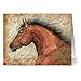 Note Card Cafe All Occasion Greeting Card with Kraft Envelopes | 36 Pack | Blank Inside, Glossy Finish | 6 Various Honorable Horses Designs | Bulk Set for Grandson, Corporate, Friends