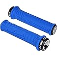 FIFTY-FIFTY Mountain Bike Handlebar Grips, Single Lock-on MTB Grips, Comfortable and Lock On, Non-Slip Bicycle Handle, Fit for All Mountain, Enduro, Downhill