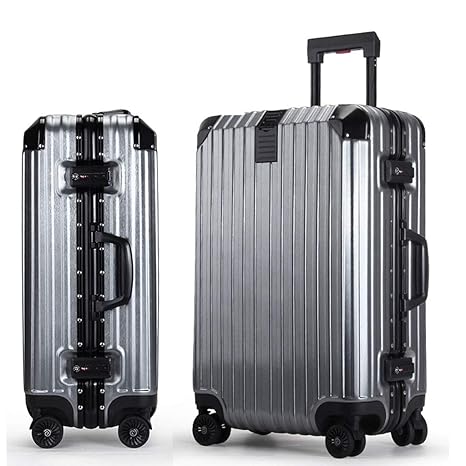 Amazon.com: YangMi Maleta con ruedas, marco de aluminio ...