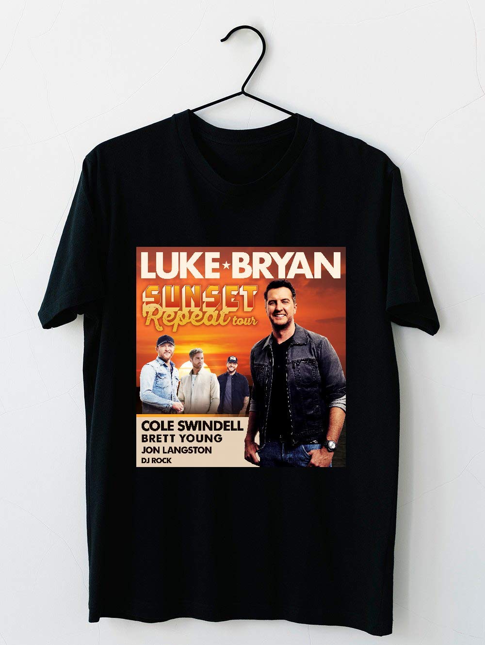 Luke Bryan Sunset Repeat Tour T Shirt For Unisex Seknovelty