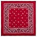 Elephant Brand Bandanas 100% Cotton Since 1898-12 Pack (Red)