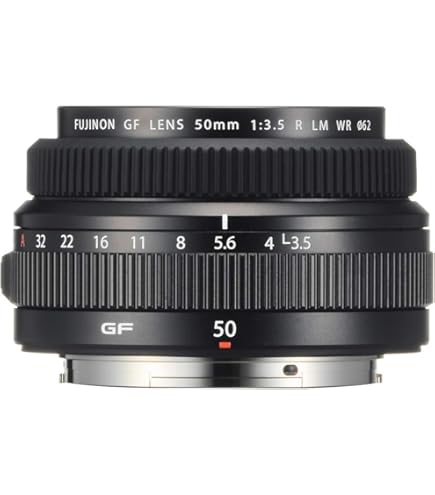 Amazon.com : Fujifilm Fujinon GF50mmF3.5 R LM WR - Black : Electronics