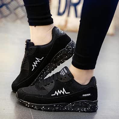 WFQGZ Malla Zapatos Negros Puros Zapatos de Trabajo de Hotel de Fondo