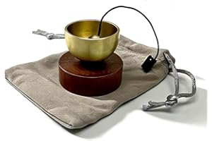 Mini Singing Bowl Set, Handheld Sound Bowl with Clear Tone for Meditation, Yoga, Mindfulness & Relaxation Practice