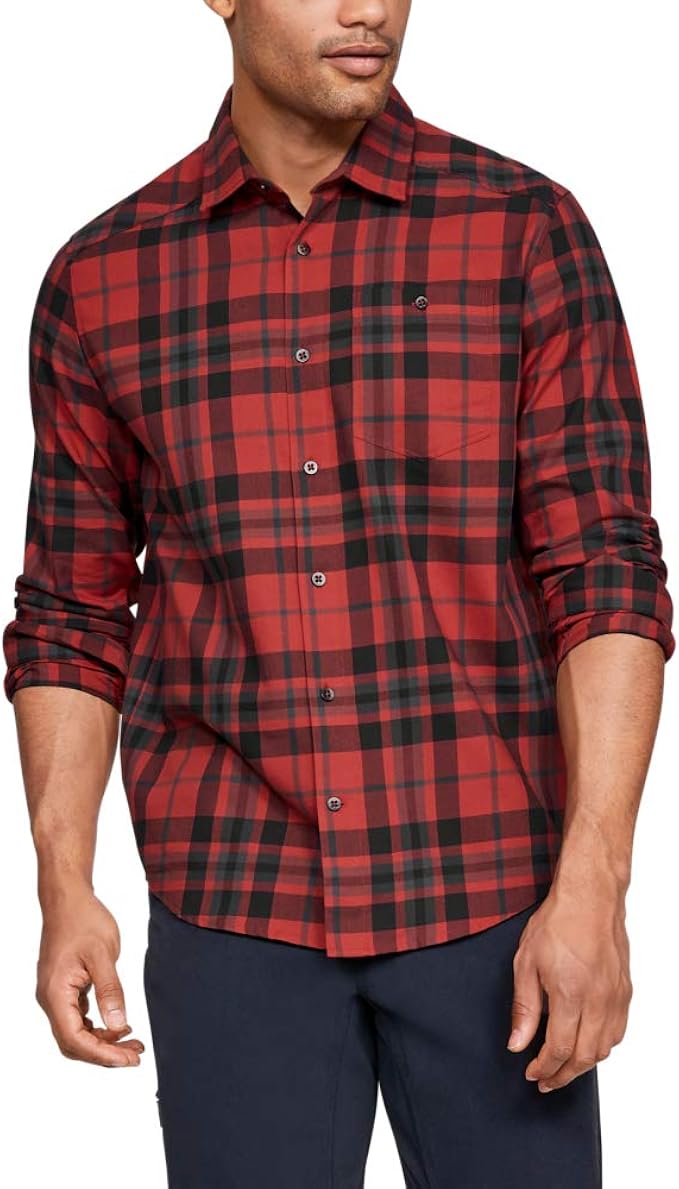 Under Armour 安德玛 Tradesman 吸湿速干 男式法兰绒衬衫 S码2.7折$16.3 海淘转运到手约￥130