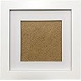 7x7 Picture Frames with 4x4 Opening Mat. 7x7 Photo Frame White Square. Solid Wood.Plastic Panel.The Protective Film Must be Removed.Front Opening 6 5/8x6 5/8 without Mat.The Tabletop or The Wall.