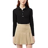 Lacoste Womens Women's Long Sleeve Slim Fit Stretch Pique Polo Shirt