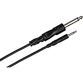 Hosa CMP-305 Interconnect Cable - 3.5mm TS Male to 1/4-inch TS Male - 5 foot