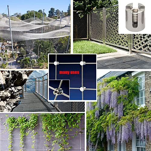 Stainless Steel Cable Railing Cross Cable Clamps For 90 Degree 1/8 - View #4