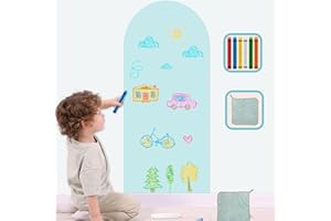 Arch Magnetic Wall Decal for Kids Playroom Magnetic Chalkboard for Walls Magnetics Contact Paper Peel and Stick Adhesive Chal