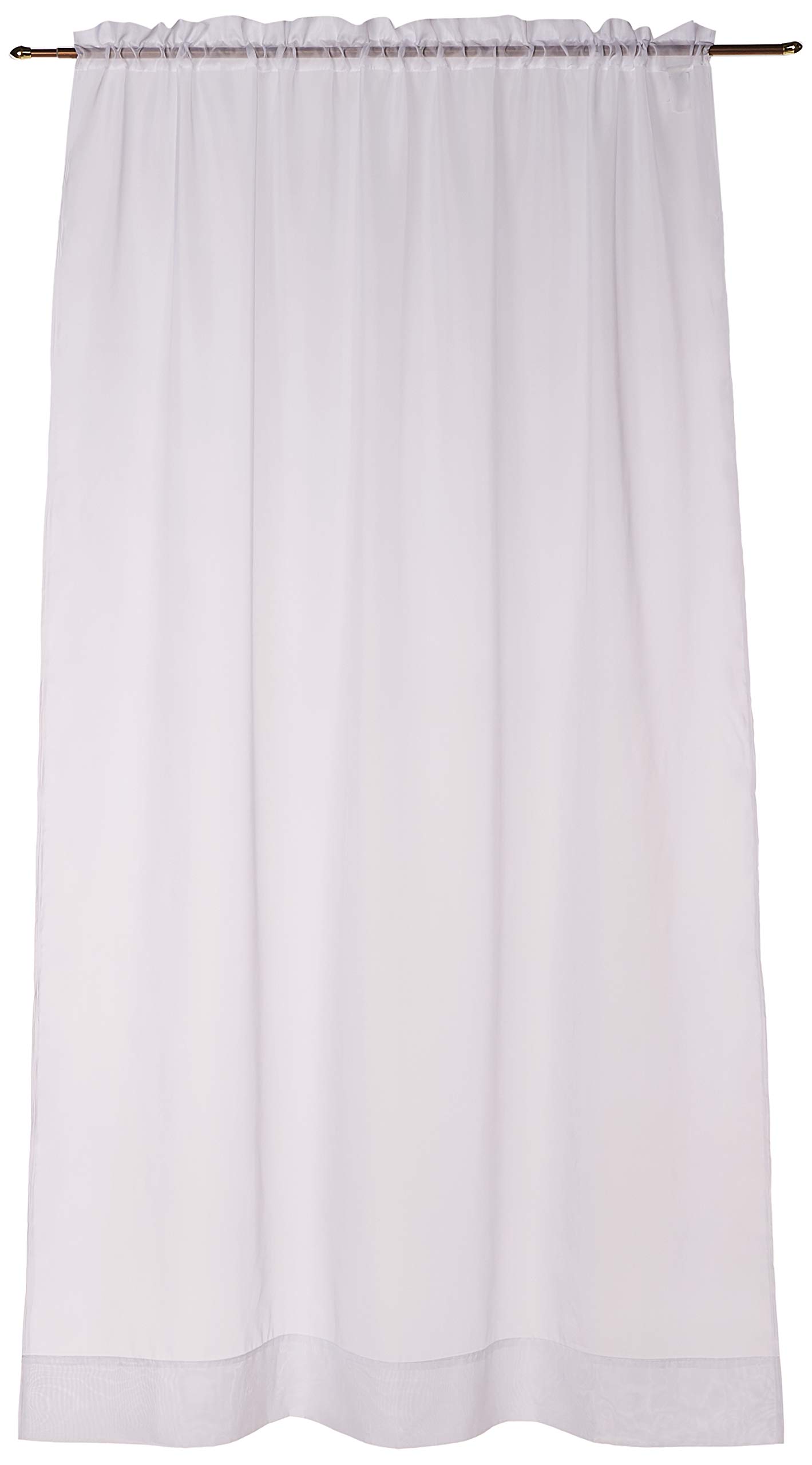 Stylemaster Elegance Sheer Voile Panel, 60" x 84", White