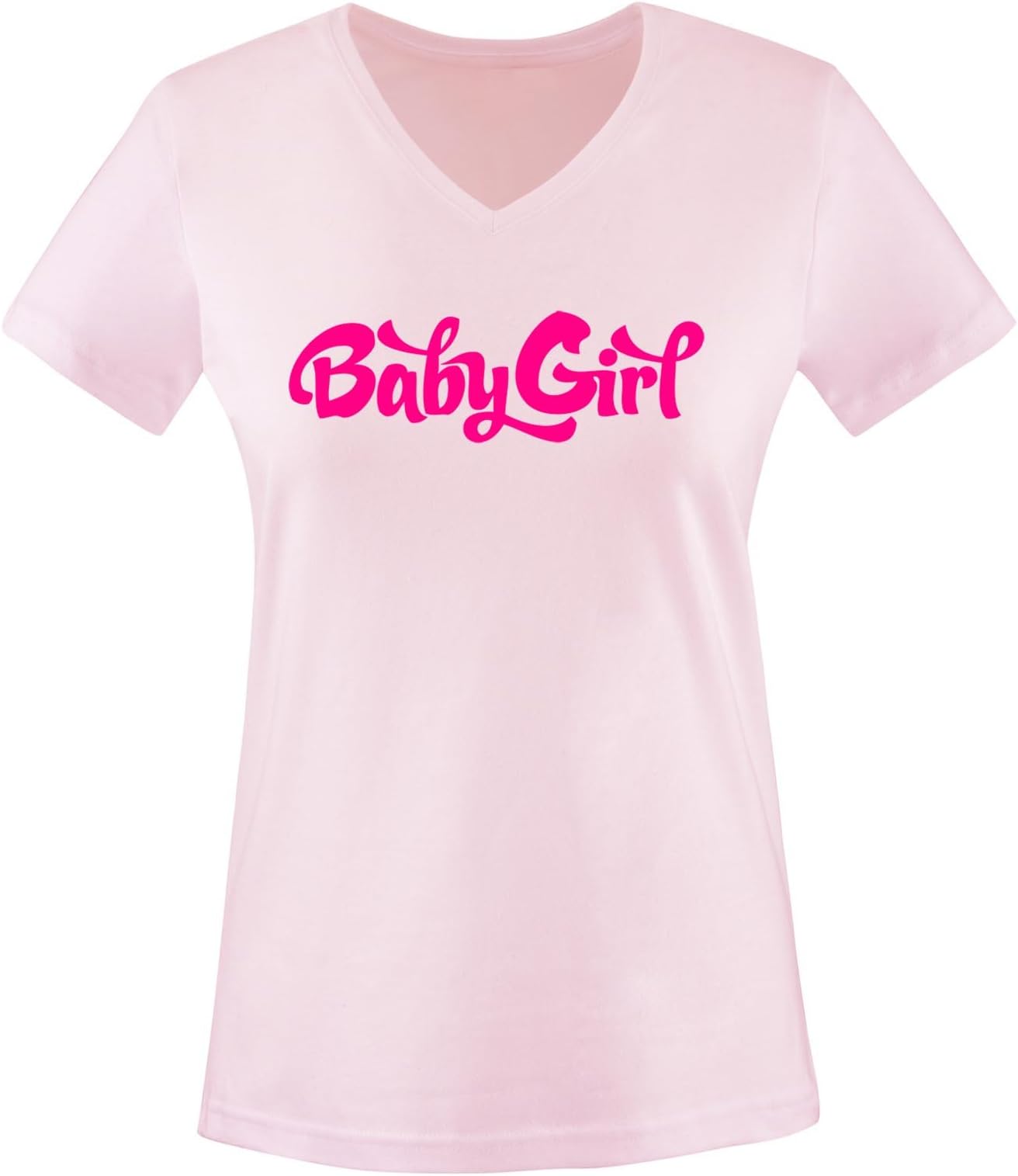 Comedy Shirts Baby Girl – Criminal Minds Women's V-Neck T-Shirt – Size XS – XXL
