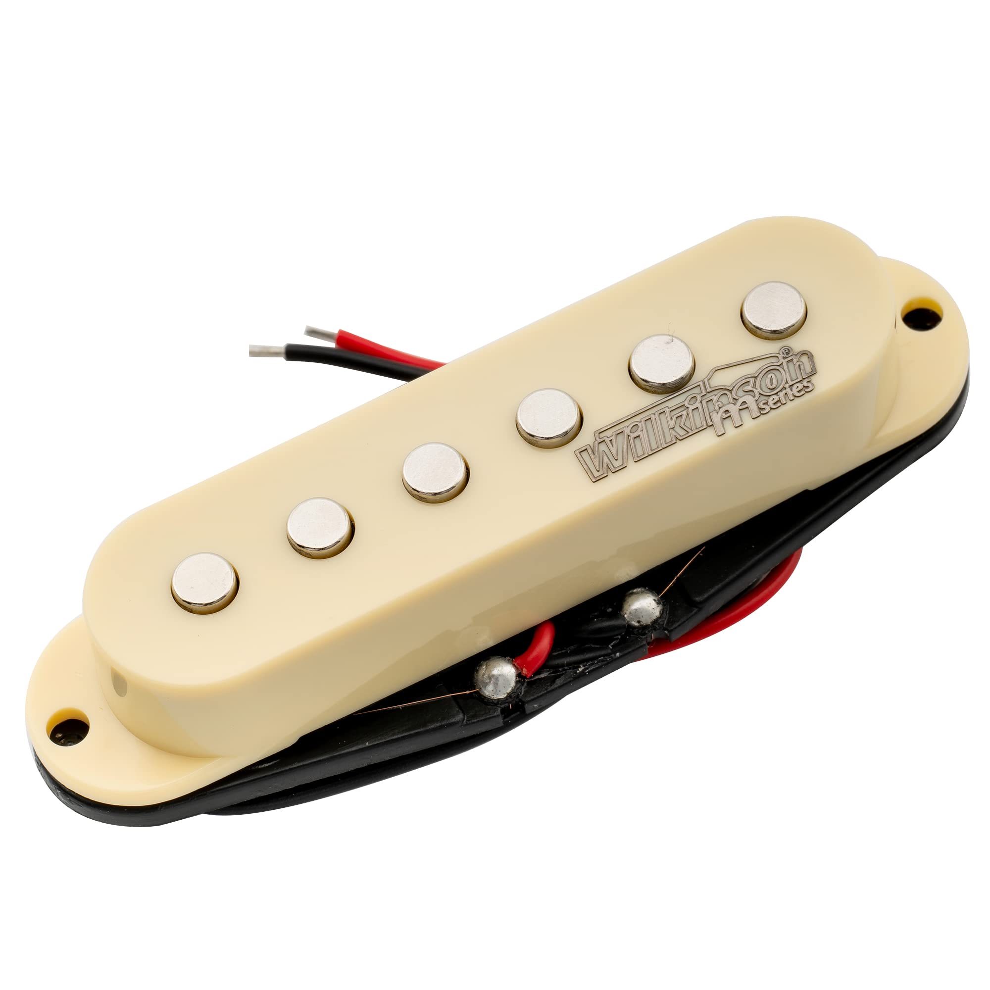 Wilkinson High Output Ceramic Single Coil Middle Pickup for Strat Style Electric Guitar, Cream