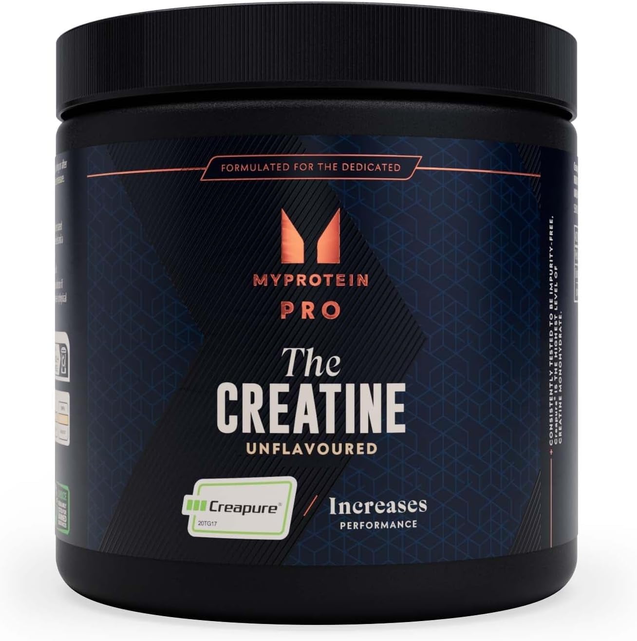 Myprotein The Creatine Creapure® 500g Geschmacksneutral | 3.4 Gramm pro Portion | Mikronisiertes Kreatin-Monohydrat-Pulver | Reines Creapure® | Hohe Reinheit | Premium Kreatin-Nahrungsergänzungsmittel