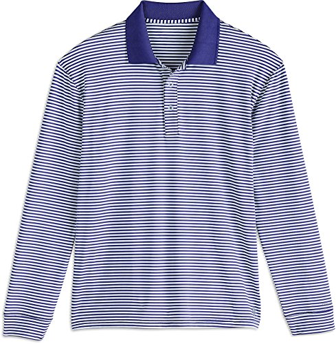 Coolibar Upf 50 Mens Golf Polo Sun Protective Large Midnight