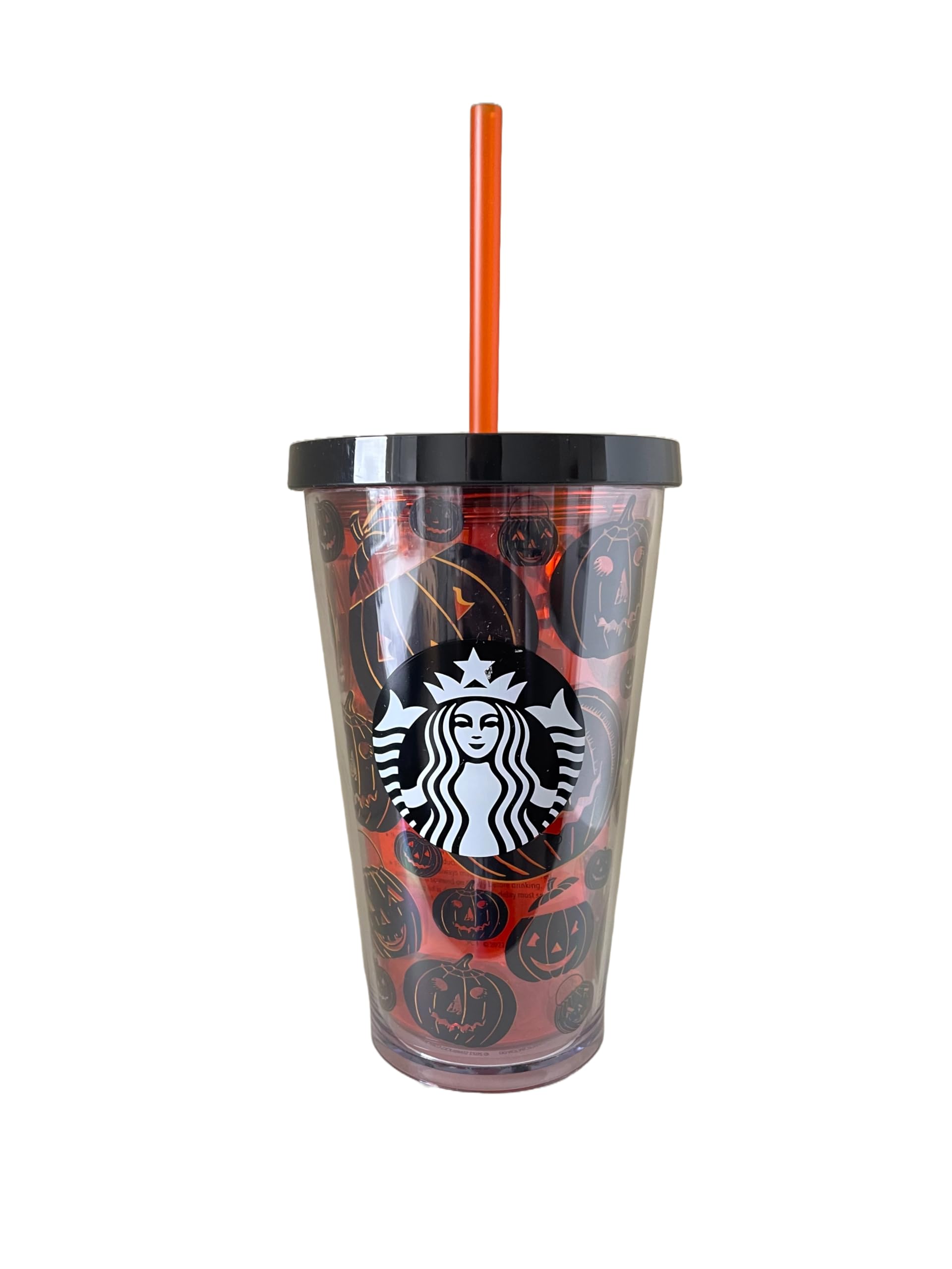 STARBUCKS Exclusive Limited Edition 2023 16 oz. Grande Pumpkin Tumbler - Halloween
