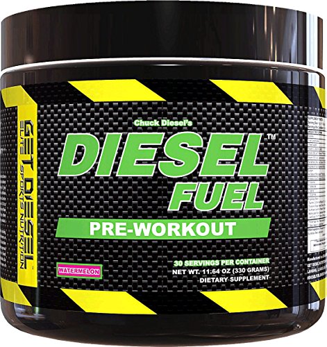 Strong preworkout for men and women DIESEL FUEL (Pick Flavor ) Natural Flavors no artificial colors (Watermelon) with 2g BCAAs delicious taste 30 servings