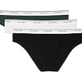 Calvin Klein womens Balance Cotton Stretch Bikini Panties, 3 Pack
