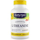 Healthy Origins L-Theanine AlphaWave 100 mg, 180 Veggie Caps