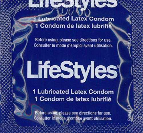 Lifestyles Extra Strength, Durable Lubricated Latex Condoms with Silver Pocket/Travel Case-12 Count