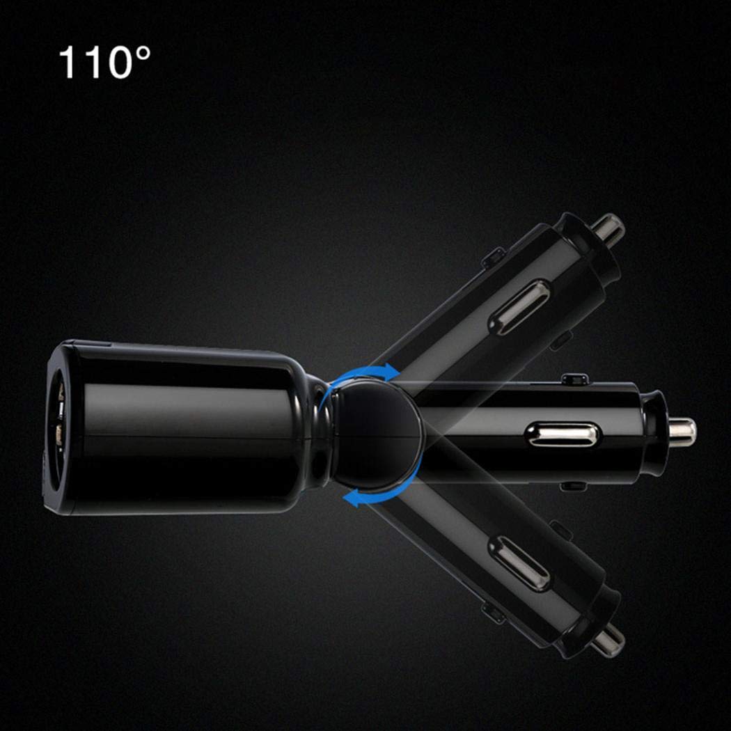 UpBeauty Car Charger Lighter Digital Display Fast Charge Dual USB Car Chargers