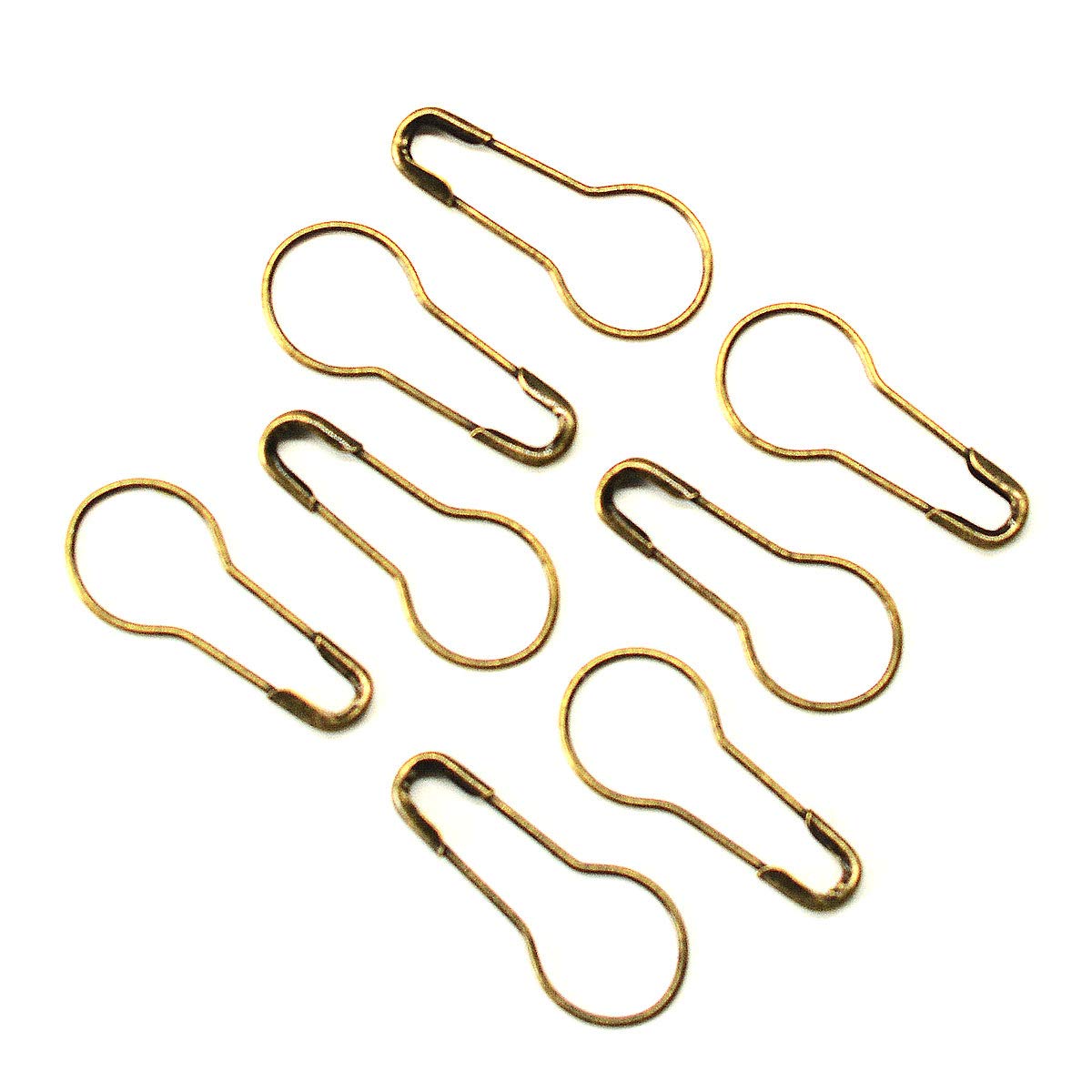1000 Pieces 21mm/0.8 Inch Small Metal Safety Pins, Gourd Pin, Bulb Pin, Clothing Tag Pins for Clothing Crafting and DIY(Bronze)