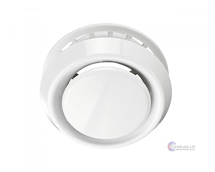 Circular Ceiling Air Vent Grill Grille Extractor Fan Ventilation