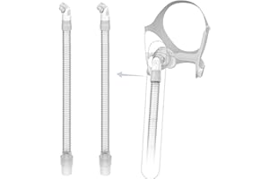 2 Packs Replacement Tube for Airfit N20,FSA HSA Eligible, Replacement Short Tube Compatible with N20, Great Value CPAP Supplies by Medihealer.
