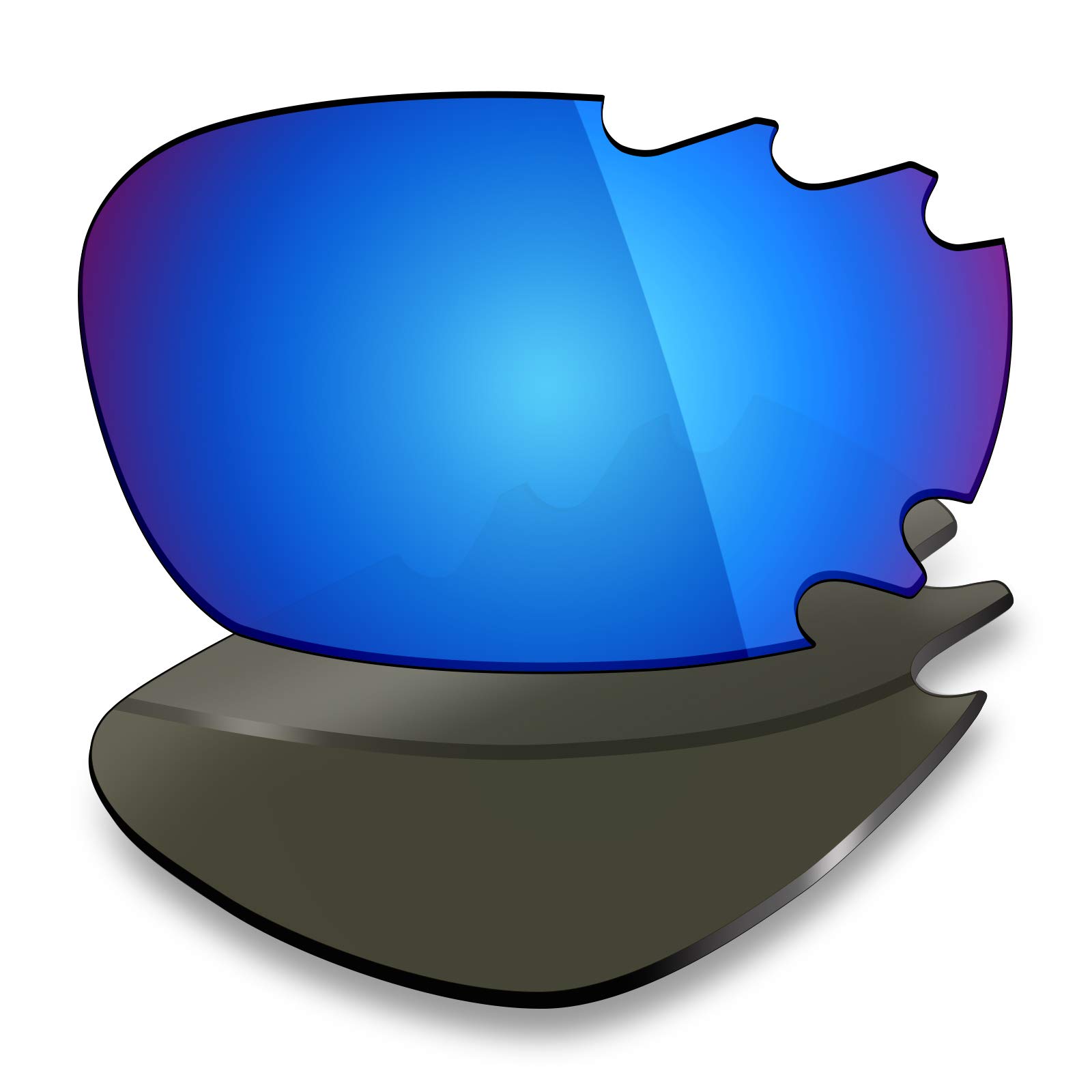 Mryok Polarized Replacement Lenses for Oakley Jawbone Vented - Ice Blue