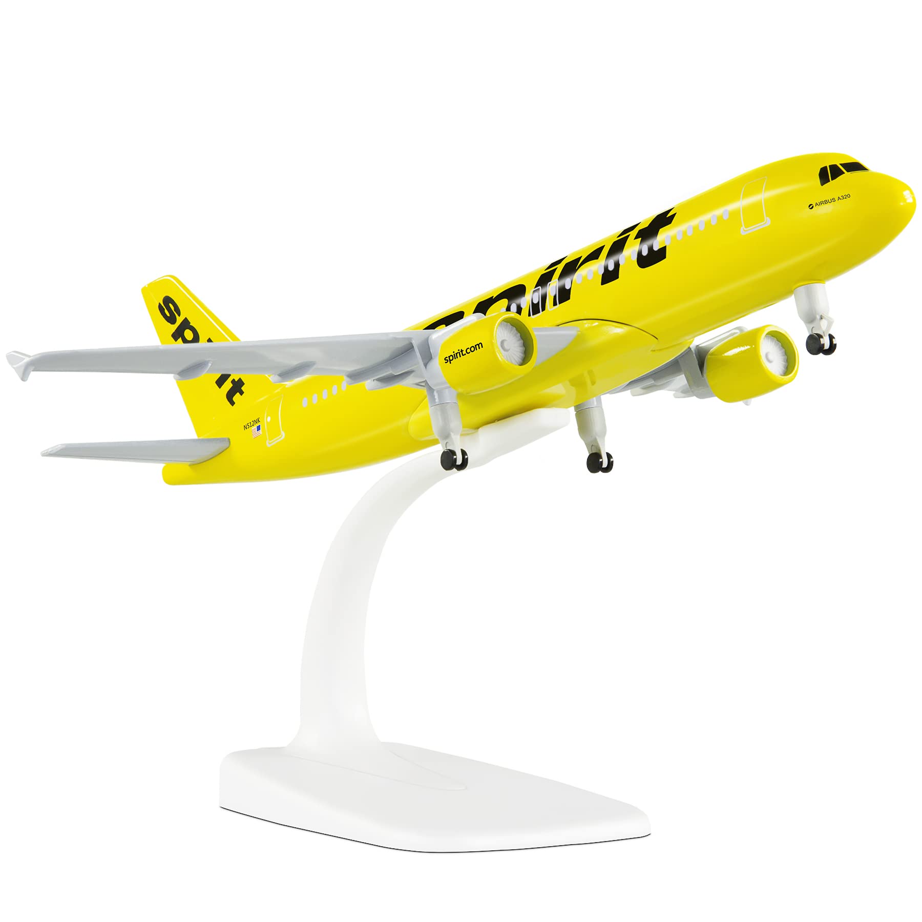 Busyflies 1/300 Scale Model Aircraft American Spirit 320 Model Plane Alloy Diecast Airplane Model
