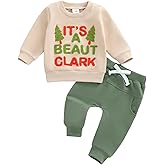 Murnouche Toddler Baby Boy Clothes Fall Winter Outfits Long Sleeve Sweatshirt Casual Pants Set
