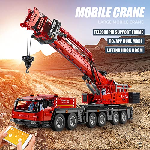 Mould King 17013 Mobile Cranes Building Kits, MOC Building Blocks Set