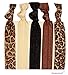 No Crease Hair Ties Cheetah Set of 5 - By Kenz Laurenz