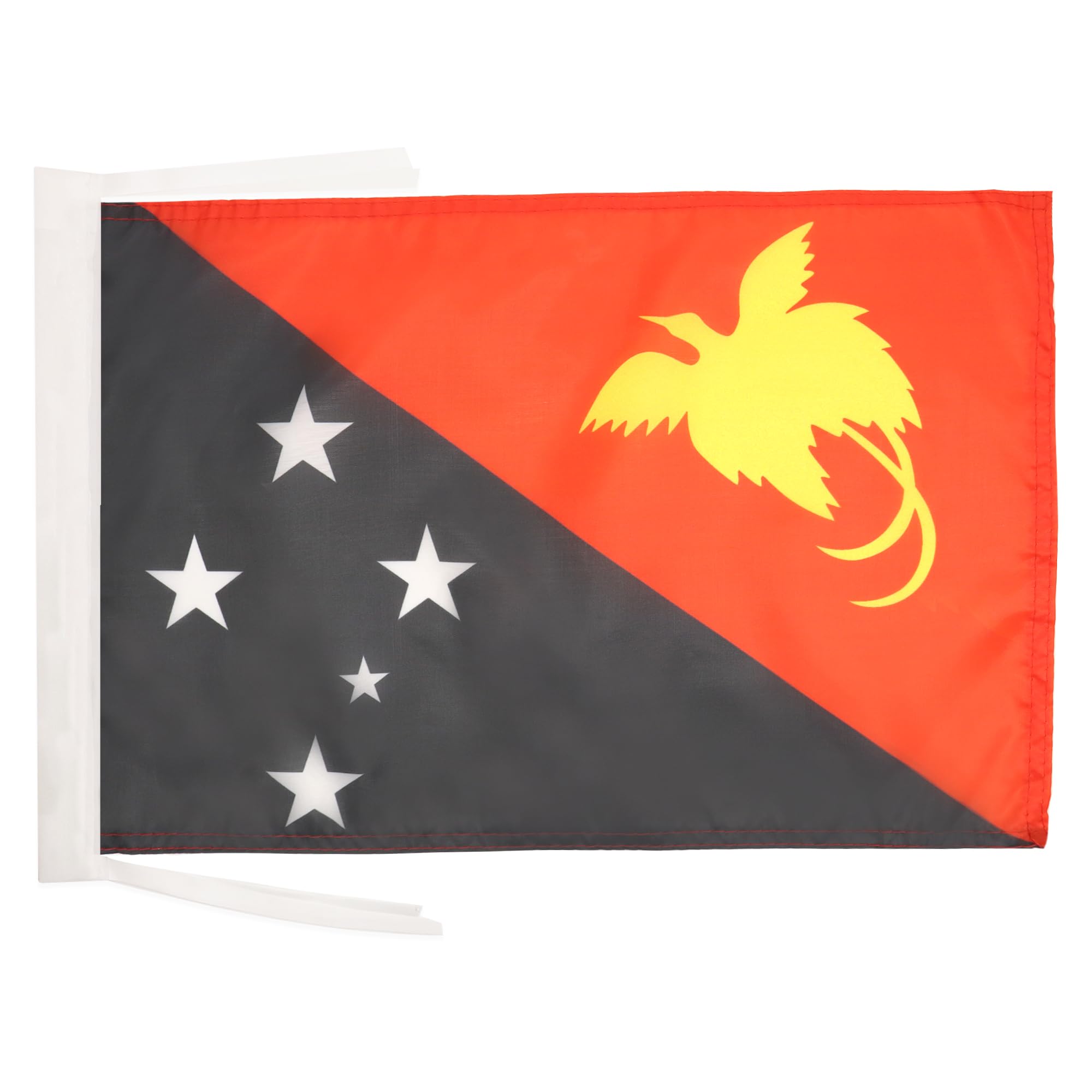 AZ FLAG - Papua New Guinea Flag - 18'' x 12'' - 100% Polyester Papuan Small Banner with Two Cords - Fade Resistant - Vivid Colors - 18x12 in - 45x30 Cm โ image 1