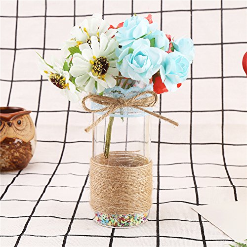 LOKIPA 328 Feet Natural Jute Twine for Arts and Crafts Jute Rope Christmas Gift Packing String for Gardening String Natural Rustic String Gift wrap Twine