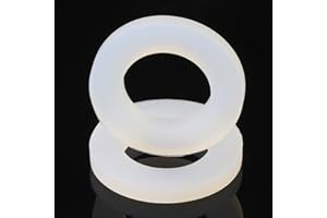 AIMATRUN 20 Pieces of 3/4-Inch Silicone Gaskets: kitchen pipe washers, garden hose sealing rings for watering, water tank connector bulkhead parts, faucet & shower hose seals, rubber gaskets for flange sealing