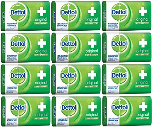 12 x 65g Dettol Original Antibacterial Personal Protect Soap Bars