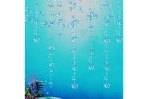 Decor365 Under The Sea Party Decorations Blue Bubble Garlands Little Mermaid Birthday Under Water Bday Hanging Streamer Beach Theme Banner Underwater Backdrop Kids Ocean Party Supplies