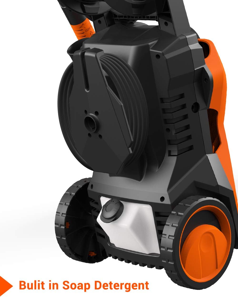 PAXCESS Electric Power Washer P3.2 1.76 GPM Wash Machine with Hose Reel, Orange : Garden & Outdoor