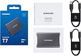 Samsung T7 Portable SSD 2TB Gray USB 3.2 External Solid State Drive 1050MB/s view 8