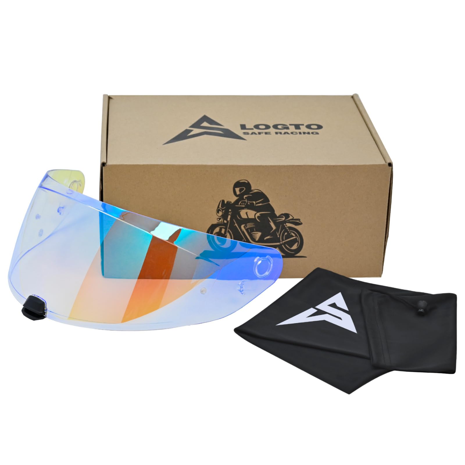 Logto Replacement Motorcycle Helmet Shield for I10