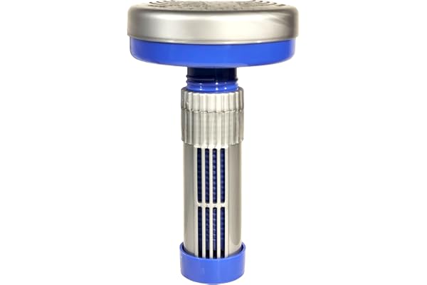 Mini Tab Floater for Hot Tub, Spa, Small Pool – Use up to 1-1/8" inch Bromine/Chlorine Tablets in Floating Chemical Dispenser
