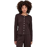 Leset Women's Classic Pointelle Cardigan