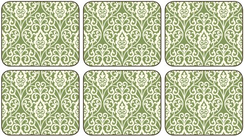 Jason Chelsea Damask Coasters - Set of 6