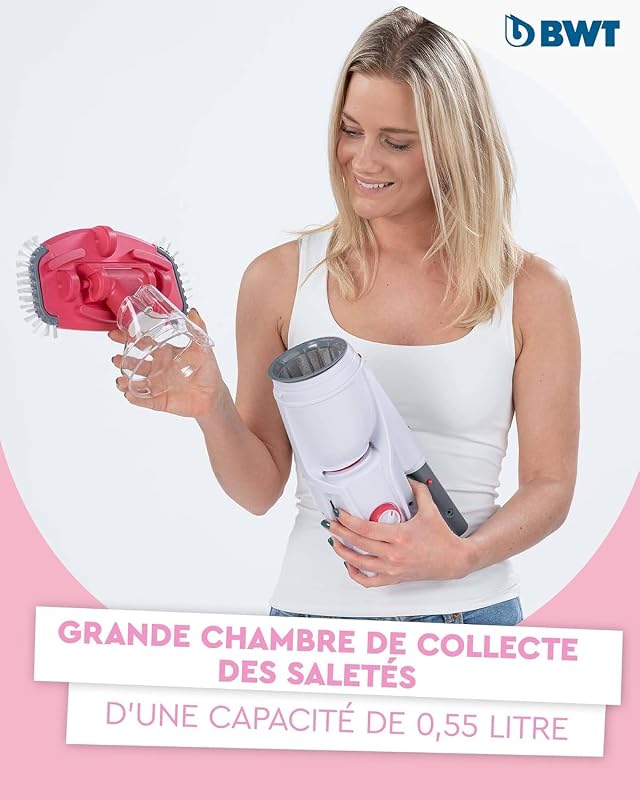 Aspirateur de Piscine BC30 | Nettoyage Efficace de piscines jusqu'à 15 m³ | Fonctionnement sans Fil avec Une liberté de Mouvement maximale | Puissance d'aspiration élevée