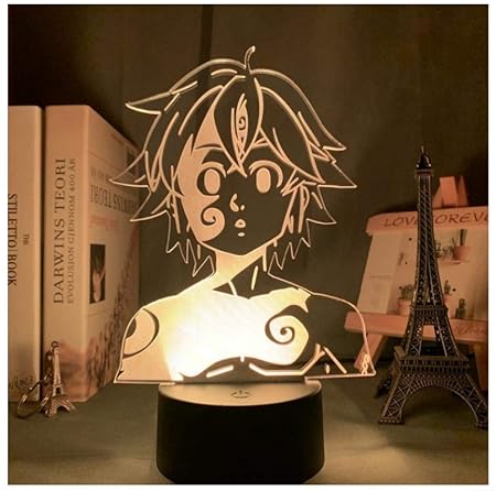 Verwirrter Junge LED Nachtlicht 3D Illusion Lampe Kinder Nachtlampe