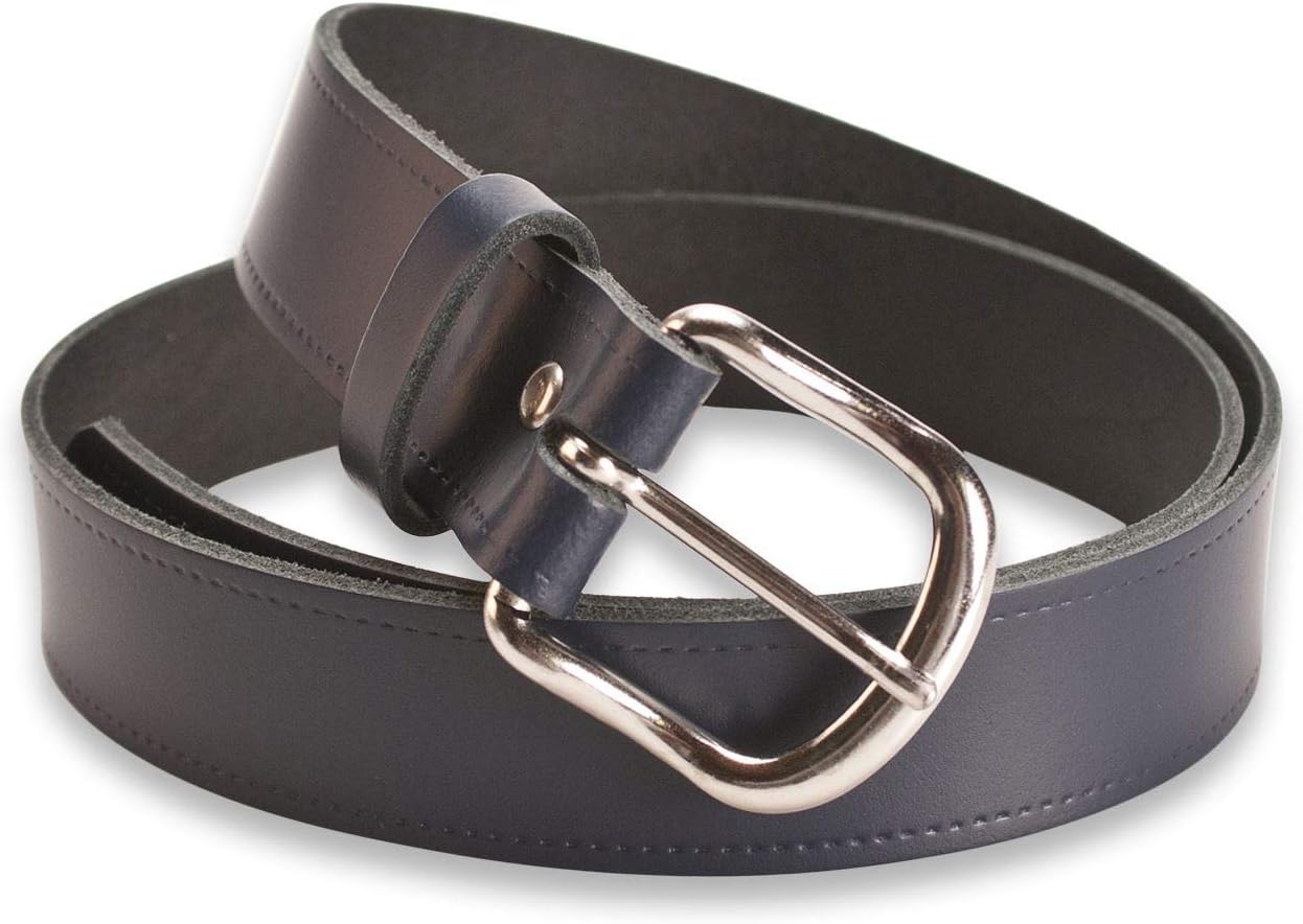 Hawkdale Leather Belt Men 1.25 Inch - Black, Brown Suit Trouser - Made In The UK # 804-400